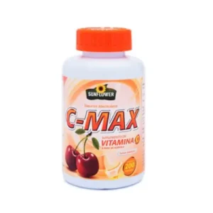 C-Max - Vitamina C 1grama 200 Tabletes- Sunflower