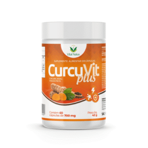 CurcuVit Plus Suplemento Alimentar 60 Cápsulas 700mg - Vital Natus
