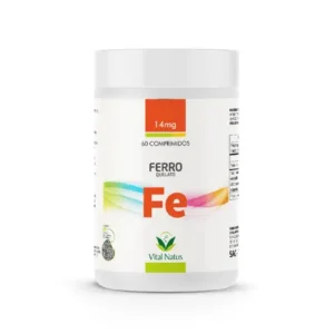 Fe Ferro Quelato 60 Comprimidos 14mg - Vital Natus