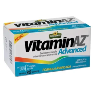 Polivitamínico VitaminAZ Advanced 1.5g 30 Comprimidos - Sunflower