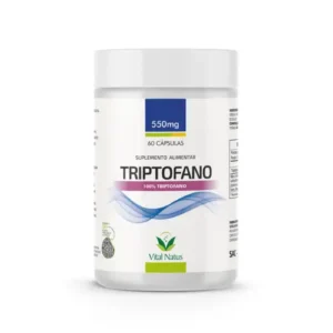 Triptofano Suplemento Alimentar 60 Cápsulas 550mg - Vital Natus